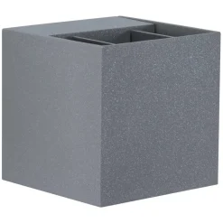 Paulmann Cybo udendørs LED-væglampe, 2.700 K, 8 x 8 cm, grå