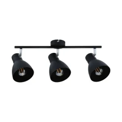 Paulmann Davy loftlampe, sort, 3 lyskilder
