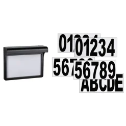 Paulmann Dayton solcelledrevet LED-husnummerlampe