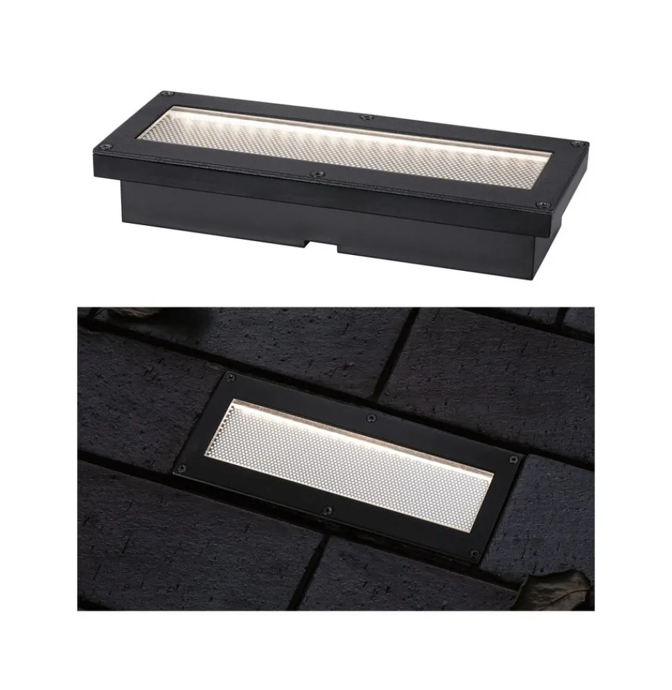 Paulmann Domenic LED solcelle indbygningsgulvlampe 20x8cm