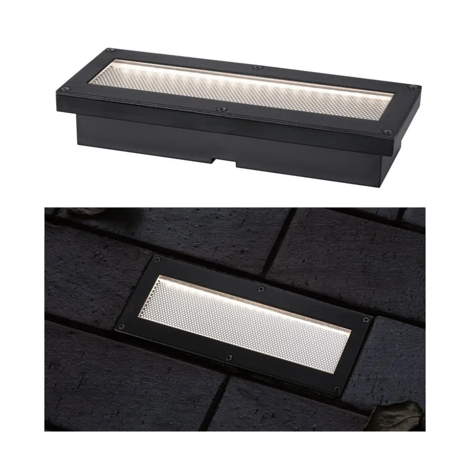 Paulmann Domenic LED solcelle indbygningsgulvlampe 20x8cm