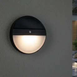 Paulmann Elois solcellelampe til vægmontering, bevægelsessensor
