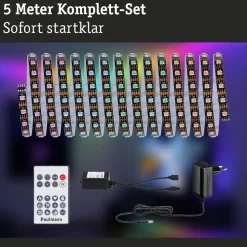 Paulmann EntertainLED LED-strip, RGB, sæt, 5m