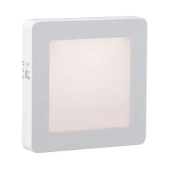 Paulmann Esby LED-natlampe, stikkontakt, kantet