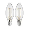 Paulmann E14 2,7 W 2.700 K LED-kerte filament 2 st