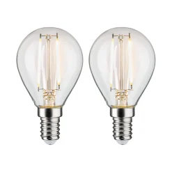Paulmann E14 2,7 W 2.700 K LED-pære filament 2 stk