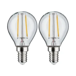 Paulmann E14 2,7 W 2.700 K LED-pære filament 2 stk