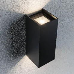 Paulmann Flame væglampe 2 lk 15,5 cm antracit