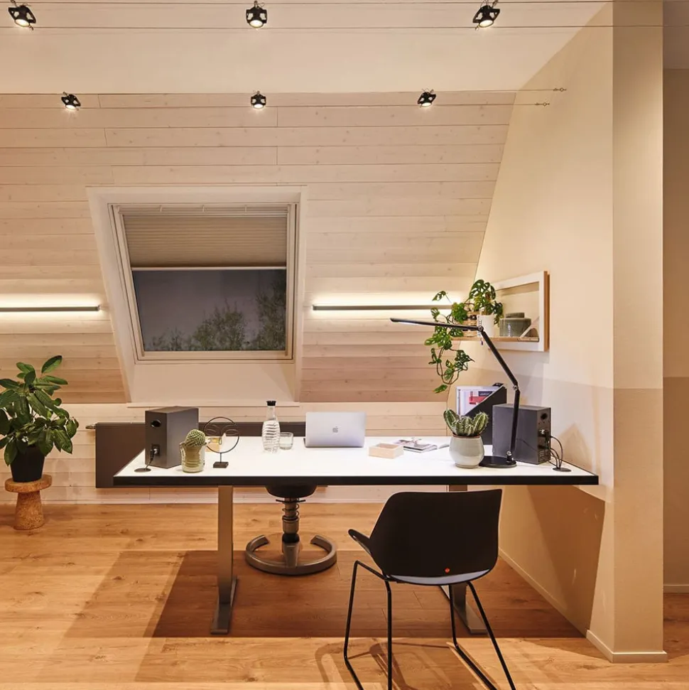Paulmann FlexBar LED-skrivebordslampe, sort