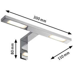 Paulmann Galeria Double Hook LED-spejlampe 2 lkld
