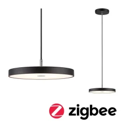 Paulmann Hildor LED-pendellampe, Zigbee, sort
