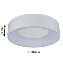 Paulmann HomeSpa Casca LED-loftslampe Ø 30 cm hvid