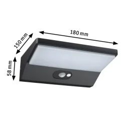 Paulmann House LED-væglampe, sensor dybde 15 cm