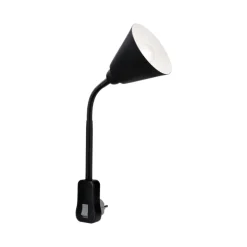 Paulmann Junus stiklampe med fleksibel arm, sort