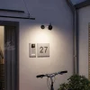 Paulmann Kikolo LED-udendørs-væglampe arm 60°
