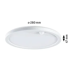 Paulmann Lamina LED-væglampe CCT sensor rund, hvid