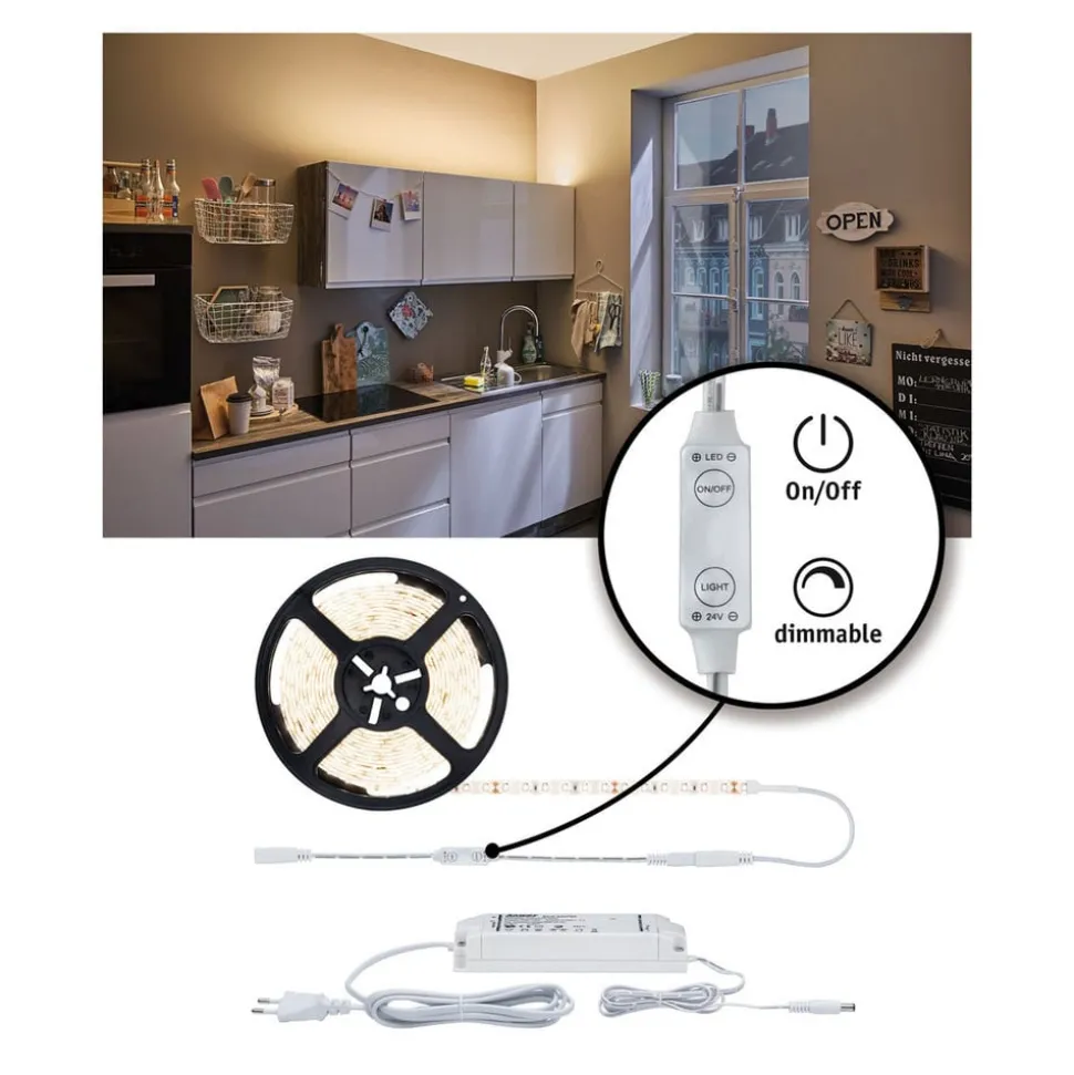 Paulmann LED-dekorationslampe SimpLED 5 m, 3.000 K