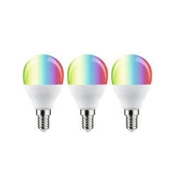 Paulmann LED-dråbe E14 5W 470lm ZigBee RGBW 3 stk