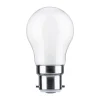 Paulmann LED-dråbepære B22d 4,7W 2.700 K opal