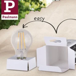 Paulmann LED-dråbepære E14 5W, dim to warm