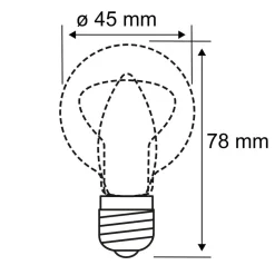 Paulmann LED-dråbepære E14 2,6 W 827, klar