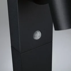 Paulmann LED-gadelampe Cuff, aluminium, sensor, antracit