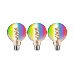 Paulmann LED-Globe G95 ZigBee E27 6,3W RGBW 3er