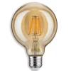 Paulmann LED-globepære E27 6,5 W 825 G95, guld