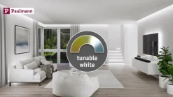 Paulmann LED-gulvlampe til indbygning Gulv, rund, RGBW, zigbee
