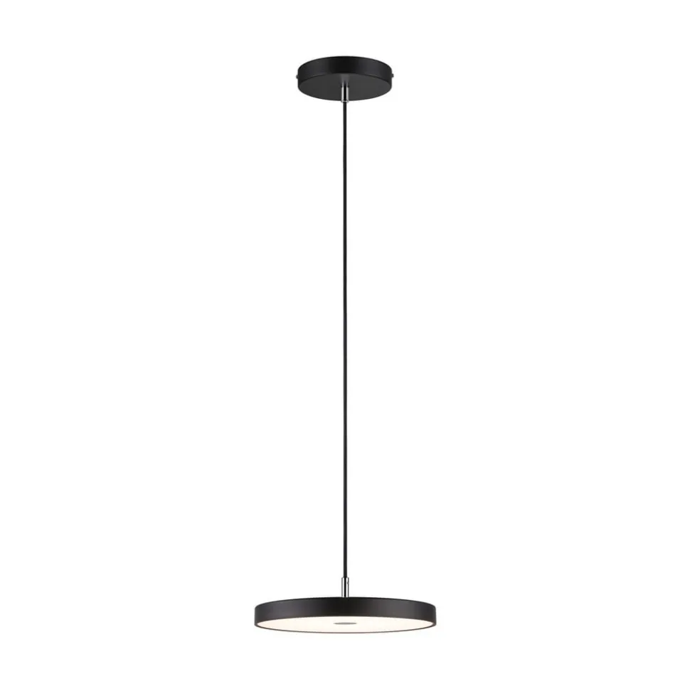 Paulmann LED-hængelampe Hildor, sort Ø 31 cm 3-trins dæmpbar