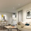 Paulmann LED-indbygningslampe, hvid Ø 8 cm 4,8 W tænd/sluk 10-pak