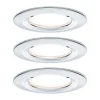 Paulmann LED indbygningsspot Nova Coin 3 krom rund dæmpbar