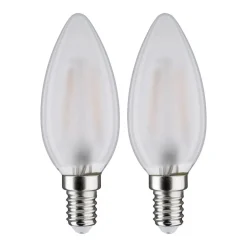 Paulmann LED-kerte E14 3 W 2.700 K mat, 2 stk.