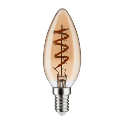 Paulmann LED-kertepære E14 4W 1.800 K guld