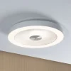 Paulmann LED-loftlampe Volea, hvid/sølv Ø 40 cm IP44 dæmpbar