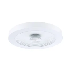 Paulmann LED-loftlampe Volea, hvid/sølv Ø 40 cm IP44 dæmpbar