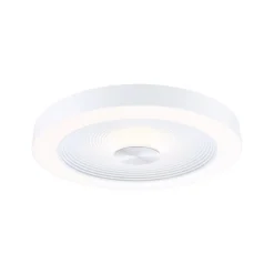 Paulmann LED-loftlampe Volea, hvid/sølv Ø 40 cm IP44 dæmpbar