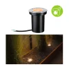 Paulmann LED nedgravningslampe 94732, Ø 11 cm, stål