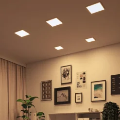 Paulmann LED-panel Areo dimtowarm kantet hvid 23cm