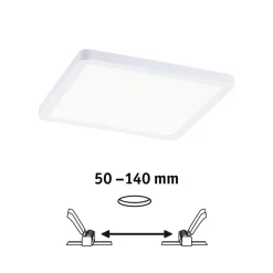 Paulmann LED-panel Areo 4.000 K kantet 17,5cm hvid