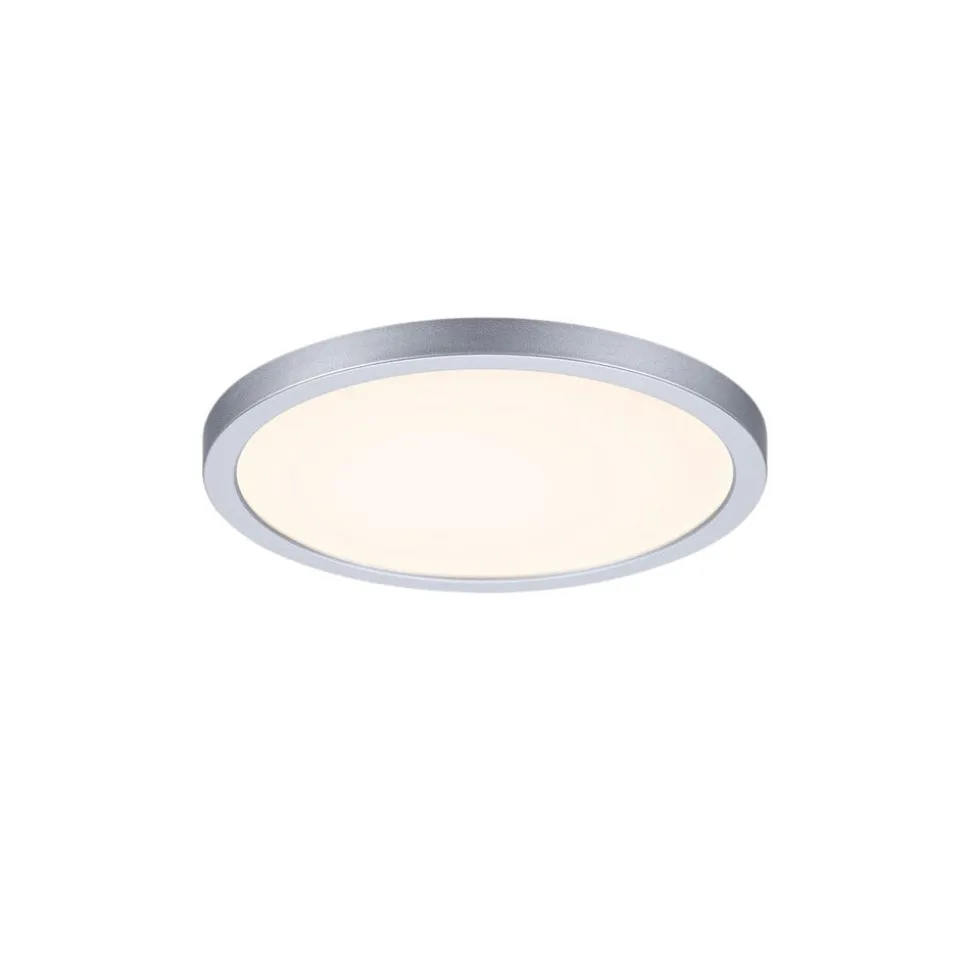 Paulmann LED-panel Areo 3.000 K rund krom 17,5cm