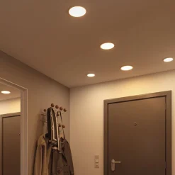 Paulmann LED-panel Areo 4.000 K rund hvid 17,5 cm