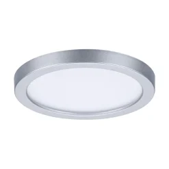 Paulmann LED-panel Areo 4.000 K rund krom 11,8cm