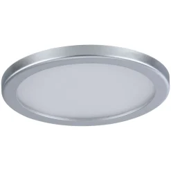 Paulmann LED-panel Areo 3.000 K rund krom 11,8cm