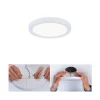 Paulmann LED-panel Areo 4.000 K rund hvid 11,8 cm