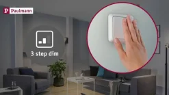 Paulmann LED-panel Veluna 830 kantet 3stepdim 19cm