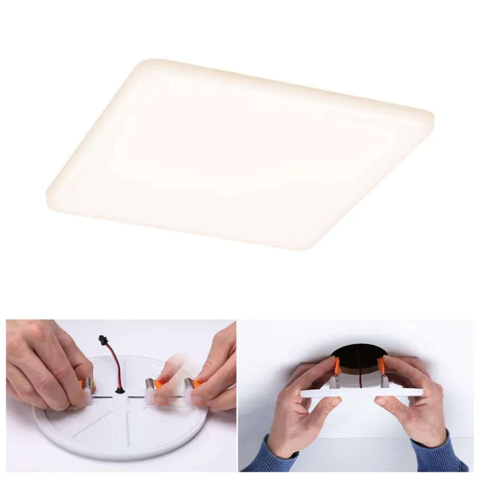 Paulmann LED-panel Veluna 830 kantet 3stepdim 19cm