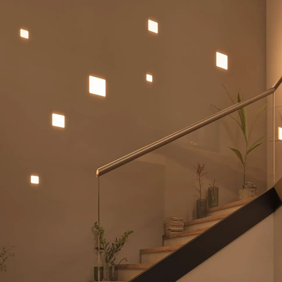 Paulmann LED-panel Veluna 3.000K kantet, 12,5cm
