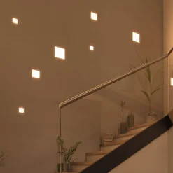 Paulmann LED-panel Veluna 3.000K kantet, 7,5cm