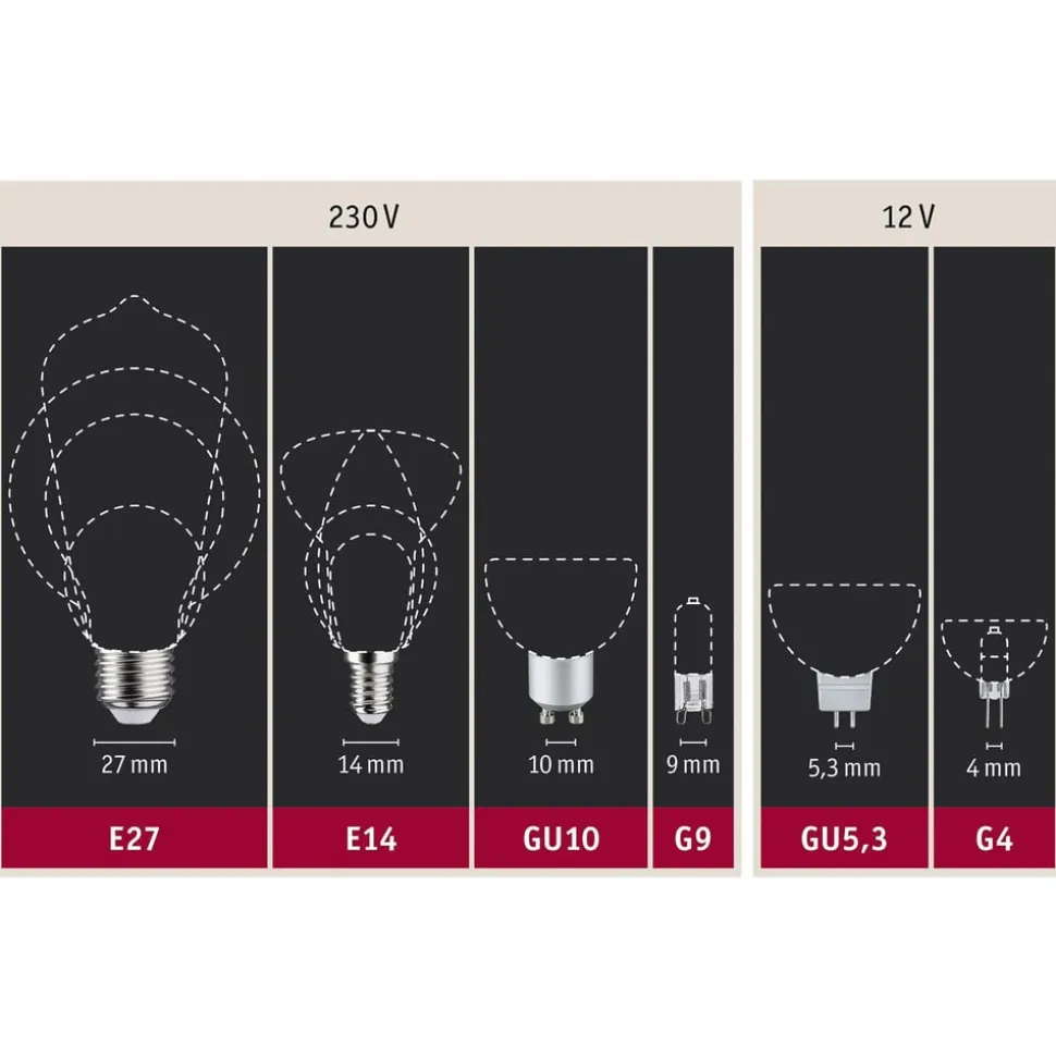 Paulmann LED-pære E27 filament grøn 1,1W